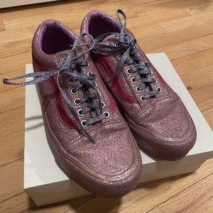 Vans Old Skool LX Opening Ceremony Collab Glitter Pink Sneakers Women’s US 9